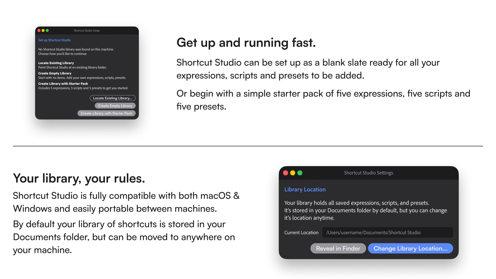 Shortcut Studio Quick Guide