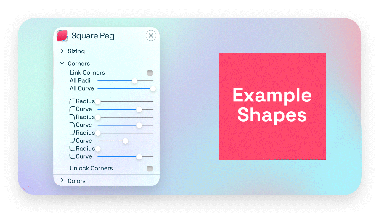 Square Peg Examples